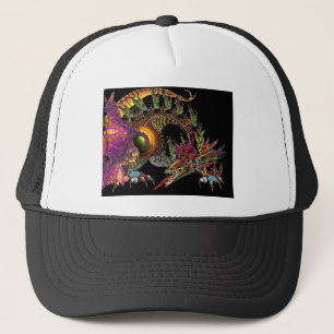 DRAGO / FANTASY GOLD DRAGON IN PAARS EN ZWART TRUCKER PET