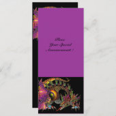 DRAGO paars zwart paars Aankondiging (Voorkant / Achterkant)