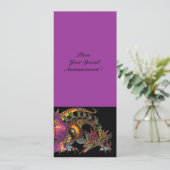 DRAGO violet paars zwart Aankondiging (Staand voorkant)