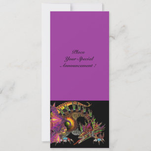 DRAGO violet paars zwart Aankondiging