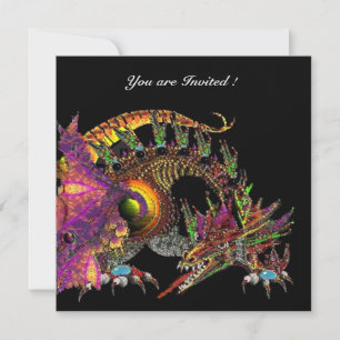 DRAGO violet paars zwart Kaart