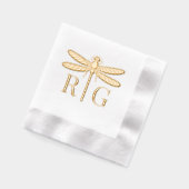 Dragofly Silhouette 2 Premier Mariage Monogramme # (Gauche)