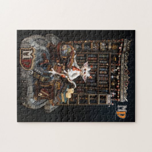 Dragon 10" de bibliothèque de DM x 14" puzzle de (Horizontal)