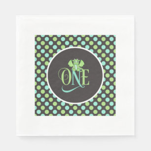 Dragon 1e verjaardag servetten - ONE