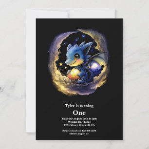 Dragon 1st Birthday Kaart