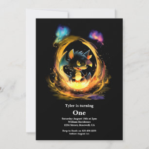 Dragon 1st Birthday Kaart