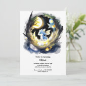 Dragon 1st Birthday Kaart (Staand voorkant)