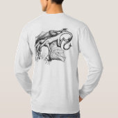 Dragon à ailes par double - T-shirt (Dos)