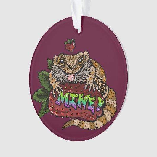 Dragon à la fraise "MINE !" (devant)