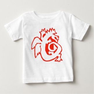 DRAGON AAN BOORD! baby t-shirt RED