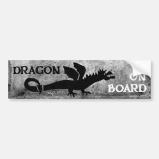 DRAGON AAN BOORD! bumpersticker 4
