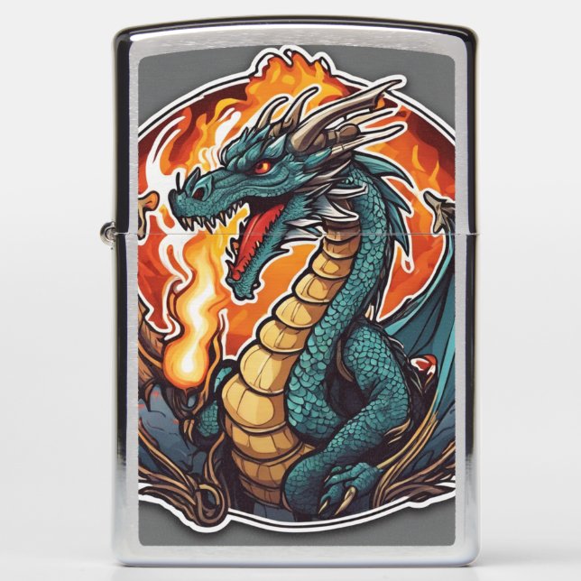 Dragon Ademend Vuur (Voorkant)