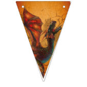 Dragon afdrukbare banner (Eerste vlag)