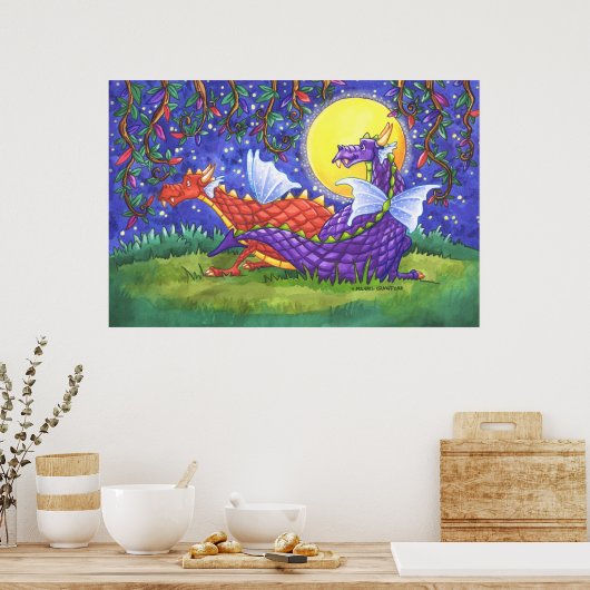 Dragon afspelen poster (Keuken)