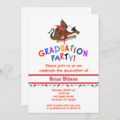 Dragon Afstuderen Celebration Kaart (Voorkant / Achterkant)