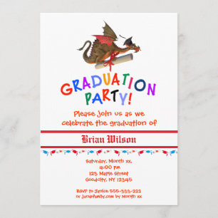Dragon Afstuderen Celebration Kaart