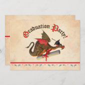 Dragon Afstuderen Celebration Kaart (Voorkant / Achterkant)