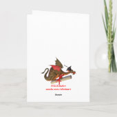 Dragon Afstuderen gefeliciteerd Kaart (Achterkant)