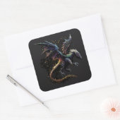 Dragon Air Elemental Square Sticker (Envelop)