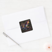 Dragon Air Elemental Vierkante Sticker (Envelop)