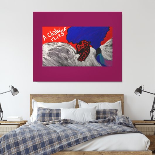 Dragon Angel Canvas Afdruk (Insitu (Slaapkamer))