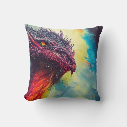 Dragon Animal Discovery Adventure Natuur Planet Kussen (Voorkant)