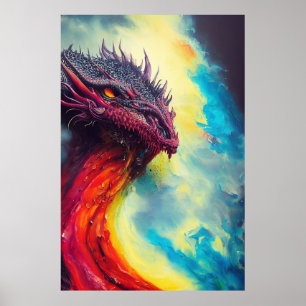 Dragon Animal Discovery Adventure Natuur Planet Poster