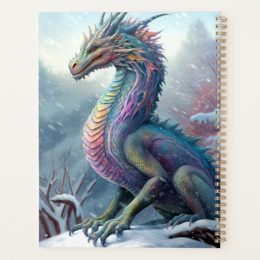 Dragon Arc En Ciel Dans L'Art De L'Imaginaire De N (Dos)