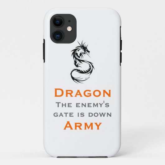 Dragon Army/Ender Mantra Case-Mate iPhone Case (Achterkant)