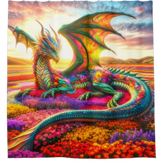 Dragon Art Douchegordijn (Voorkant)