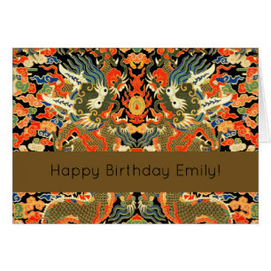 Dragon asiatique chinois Art coloré