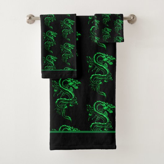 Dragon asiatique vert (En situation)