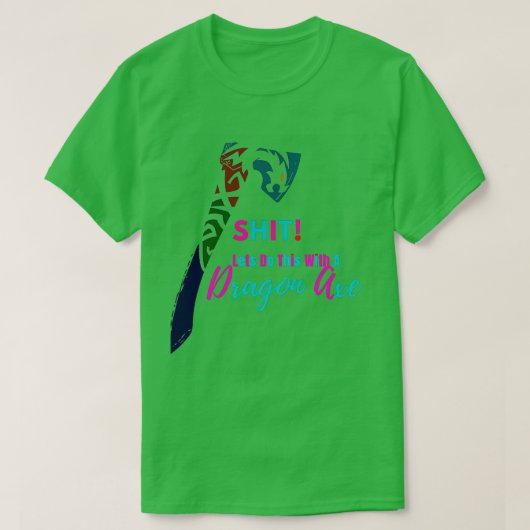 DRAGON AX couleur ver Classic TShirt (Design devant)