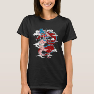 Dragon Aziatische Japanners T-shirt