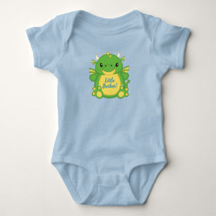 Dragon Baby shower Blue Romper