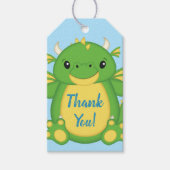 Dragon Baby shower Cadeaulabel (Voorkant)