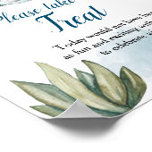 Dragon Baby shower Een Poster behandelen (Hoek)