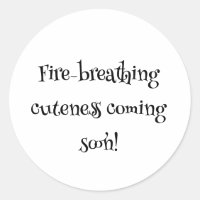 Dragon Baby shower Fire-Breathing Cuteness Coming