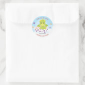 Dragon Baby shower Ronde Sticker (Tas)