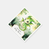 Dragon Baby shower Servet (Hoek)