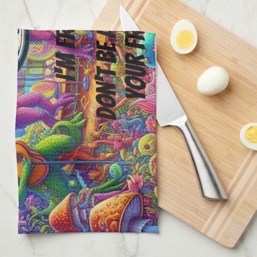 Dragon Band Jam Theedoek (Quarter Fold)