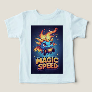 Dragon Bébé Bleu Aventure Vitesse Enfants 🐉