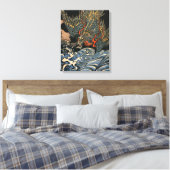 Dragon bij Zee Canvas Afdruk (Insitu (Slaapkamer))