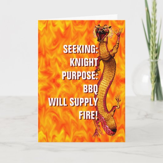 Dragon Birthday Kaart (Voorkant)