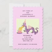 Dragon Birthday Party Kaart (Voorkant)