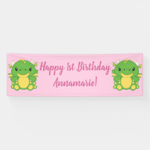 Dragon Birthday Party Spandoek