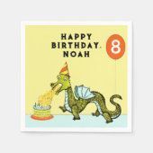 Dragon Birthday Servetten (Voorkant)