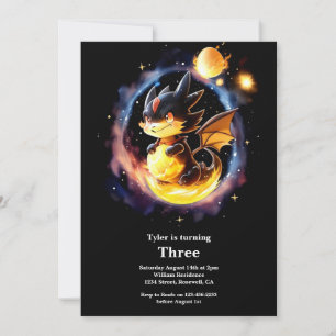 Dragon Birthday Uitnodiging