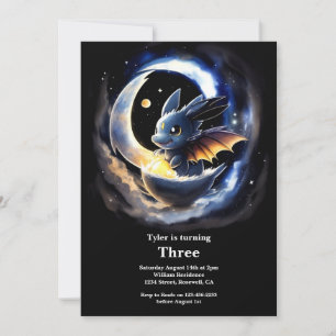 Dragon Birthday Uitnodiging