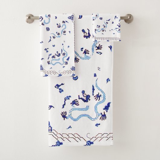 Dragon blanc et bleu (En situation)